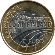 5 Euros Volleyball obverse image