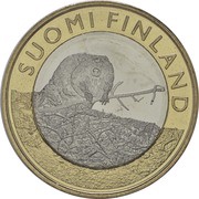 5 Euros Beaver obverse image