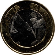 5 Euros Ice Hockey, Finland, 2016 reverse image