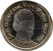 5 Euros Carl Gustaf Emil Mannerheim, Finland, 2017 reverse image