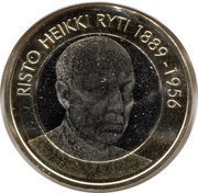 5 Euros President Risto Heikki Ryti, Finland, 2017 reverse image