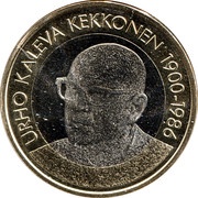 5 Euros Urho Kaleva Kekkonen reverse image