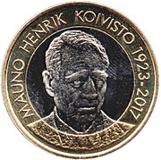 5 Euros President M. H. Koivisto, Finland, 2018 reverse image