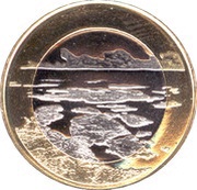5 Euros Archipelago Sea reverse image