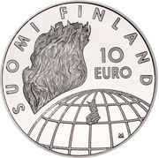 10 Euros Anniversary of Helsinki Olympic Games obverse image