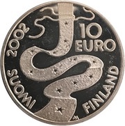 10 Euros Elias Lönnrot obverse image