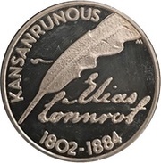 10 Euros Elias Lönnrot reverse image