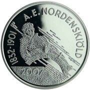 10 Euros A. E. Nordenskiold, Finland, 2007 reverse image