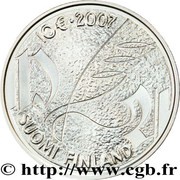 10 Euros Mikael Agricola, Finland, 2007 reverse image