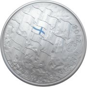 10 Euros Finnish Flag obverse image