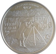 10 Euros Pehr Kalm, Finland, 2011 reverse image