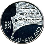 10 Euros Juhani Aho, Finland, 2011 reverse image