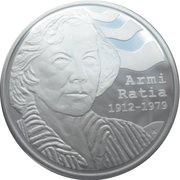 10 Euros Birth of Armi Ratia obverse image