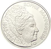 10 Euros Sophie Mannerheim, Finland, 2013 reverse image