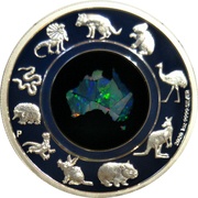1 Dollar - Elizabeth II 6th Portrait - Great Southern Land, Australia, 2020 reverse image