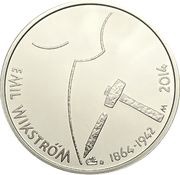 20 Euros Emil Wikström, Finland, 2014 reverse image