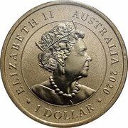 1 Dollar - Elizabeth II 6th Portrait - Merry Christmas 2020 obverse image