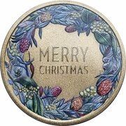 1 Dollar - Elizabeth II 6th Portrait - Merry Christmas 2020, Australia, 2020 reverse image
