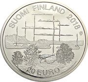 20 Euros Finnish sauna obverse image