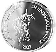 20 Euros The Climate Research, Finland, 2022 reverse image