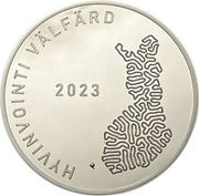 20 Euros Health and social services, Finland, 2023 reverse image