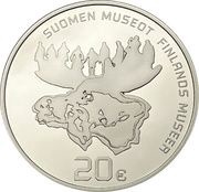 20 Euro Finnish Museums, Finland, 2023 reverse image