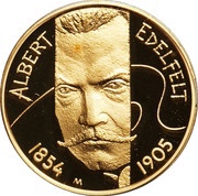 100 Euros Albert Edelfelt, Finland, 2004 reverse image