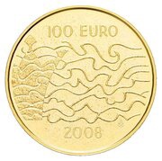 100 Euros Finnish Autonomy, Finland, 2008 reverse image