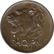 5 Qindar Leku obverse image