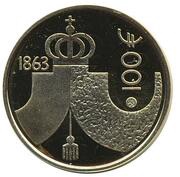 100 Euros Diet of 1863 reverse image