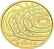 100 Euro Finland in 100 Years - Country of clean waters, Finland, 2018 reverse image