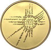 100 Euro University of Turku, Finland, 2020 reverse image