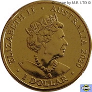 1 Dollar - Elizabeth II 6th Portrait - Year of the Rat obverse image