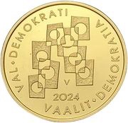 100 Euros Elections reverse image