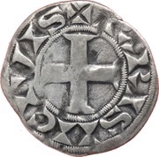 Denier - Louis VII Paris mint reverse image