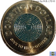 1 Dollar - Elizabeth II 6th Portrait - Donation Dollar, Australia, 2020-2021 reverse image