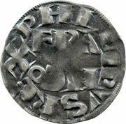 Denier - Philip II Paris obverse image