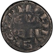 Denier - Philip II Augustus Arras; 2nd type obverse image