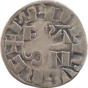 Denier - Philip II Augustus Montreuil-sur-Mer obverse image