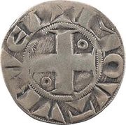 Denier - Philip II Augustus Montreuil-sur-Mer reverse image