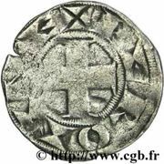 Denier - Philip II Augustus Peronne reverse image