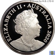1 Dollar - Elizabeth II 6th Portrait - Fine Silver Proof obverse image