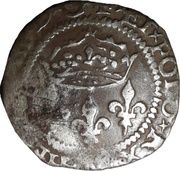 Double Sol Parisis - Henry III Type 1 obverse image