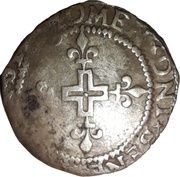 Double Sol Parisis - Henry III Type 1 reverse image