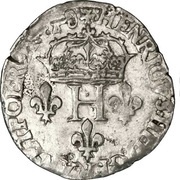 Double Sol Parisis - Henry III Type 2 obverse image
