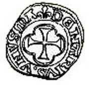 Denier Coronat - Charles VIII, France, 1483-1498 reverse image