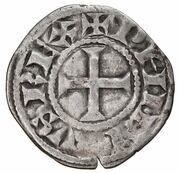 Denier tournois - Philip II Augustus 1st type obverse image