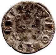 Denier Tournois - Philip II Augustus 2nd type, France, 1220-1223 reverse image