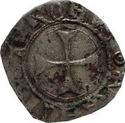 Denier tournois - Henri VI, France, 1423 reverse image