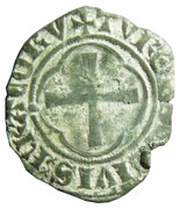 Denier Tournois - Charles VII, France, 1447 reverse image